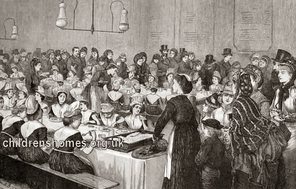 Foundling Hospital Sunday Dinner, 1878